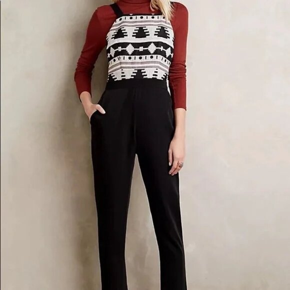 Anthropologie Pants - Anthropologie Nomad Morgan Carper La Sierra Aztec Print Jumpsuit sz 6P